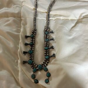 Native American Squash Blossom necklace